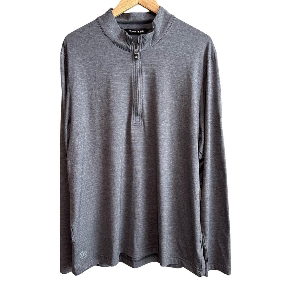 Travis Mathew Havasu 2.0 1/4 Zip Golf Jacket Pumpkin Ridge XL